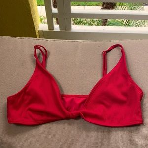 Adorable red bikini top